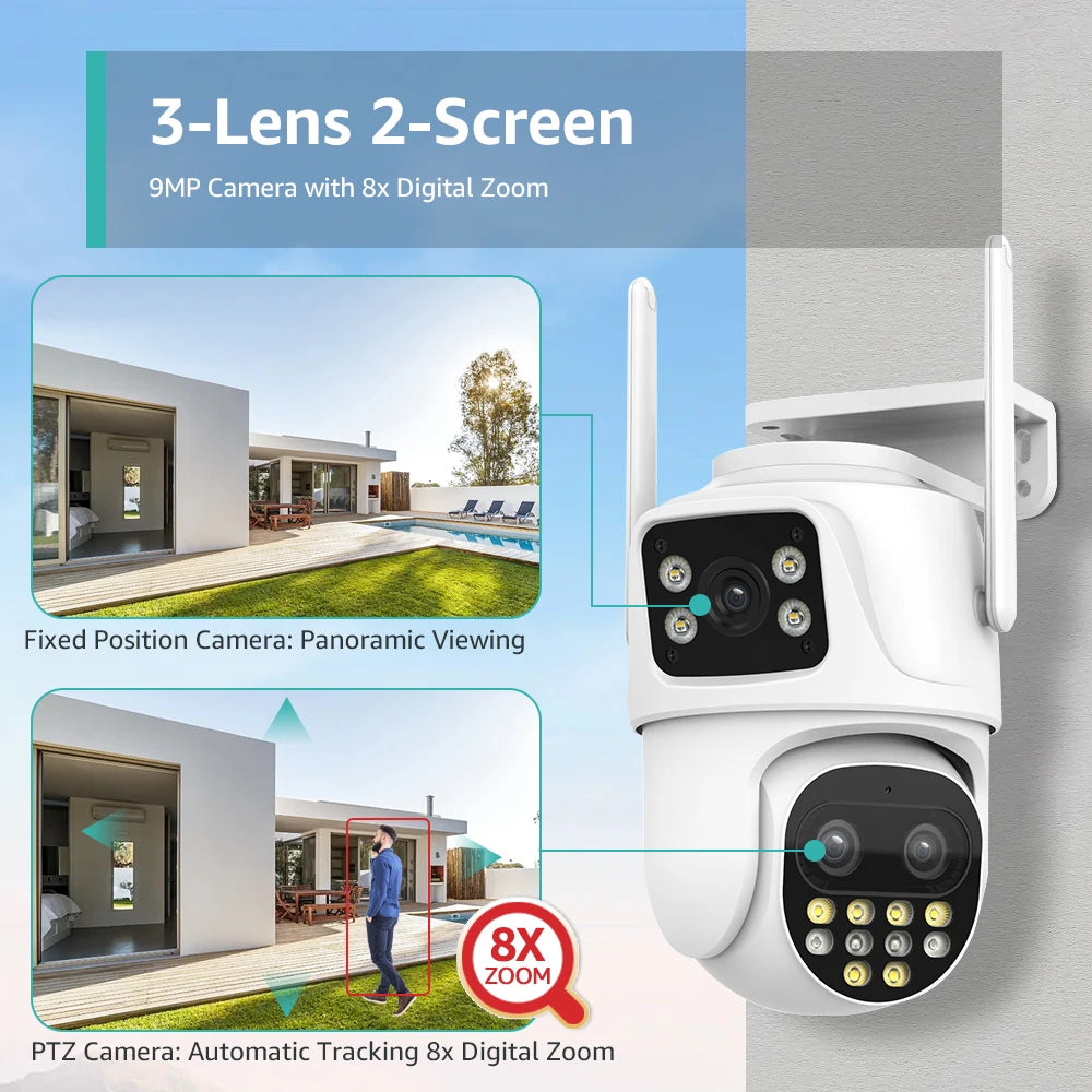 Wifi Surveillance Outdoor PTZ Camera