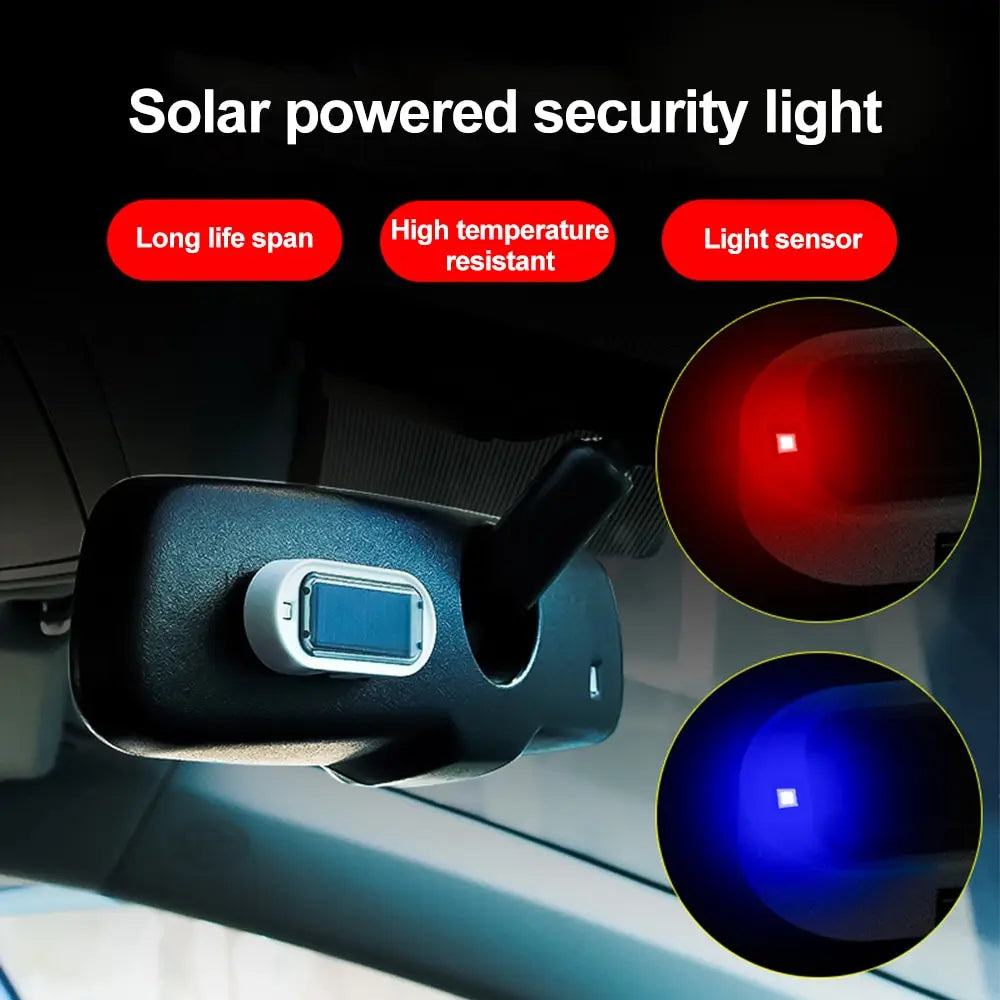 Solar Strobe Car Security System