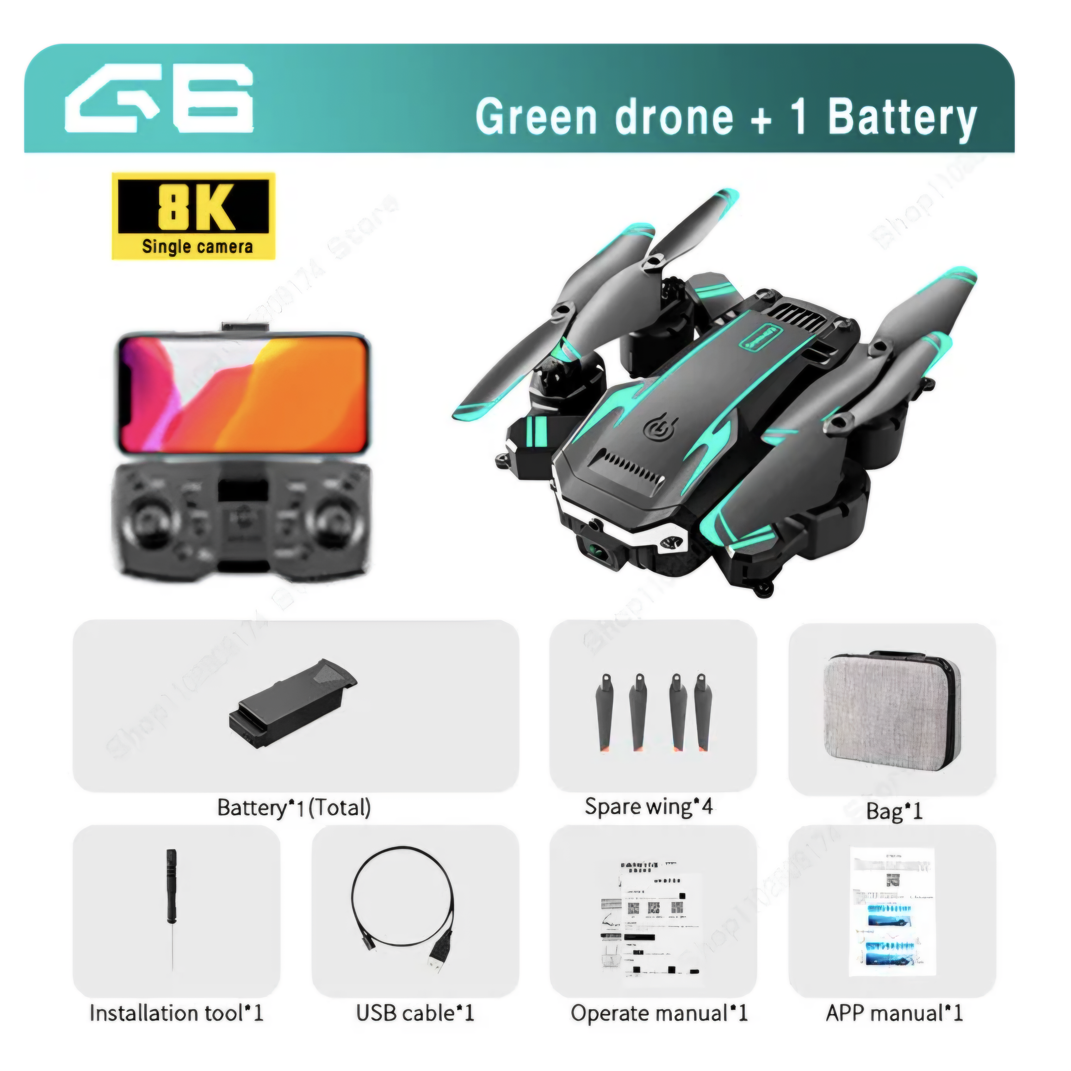 Lenovo G6Pro 8K GPS Drone