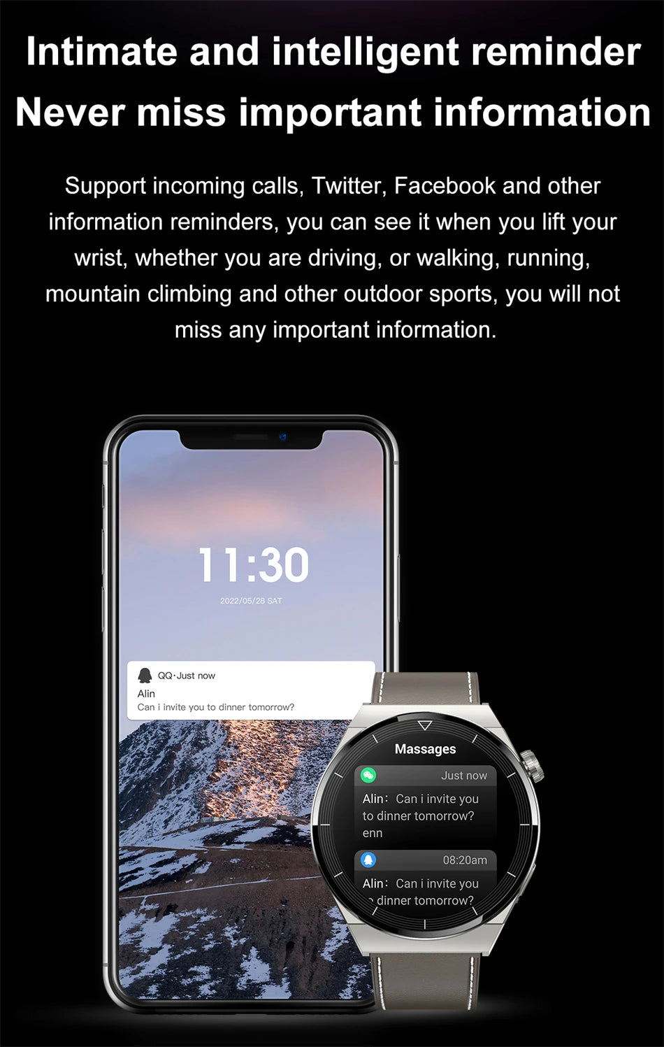 Huawei Xiaomi NFC Smartwatch