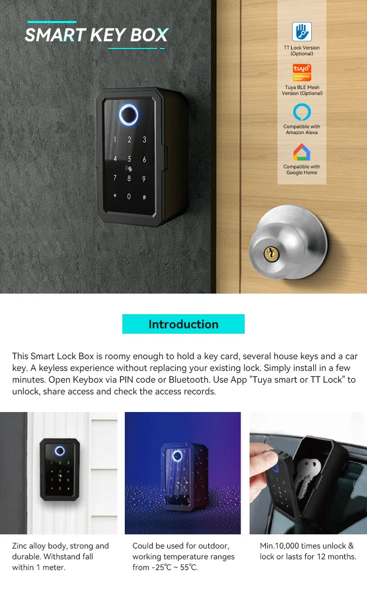 YRHAND TTlock Smart Lock Box