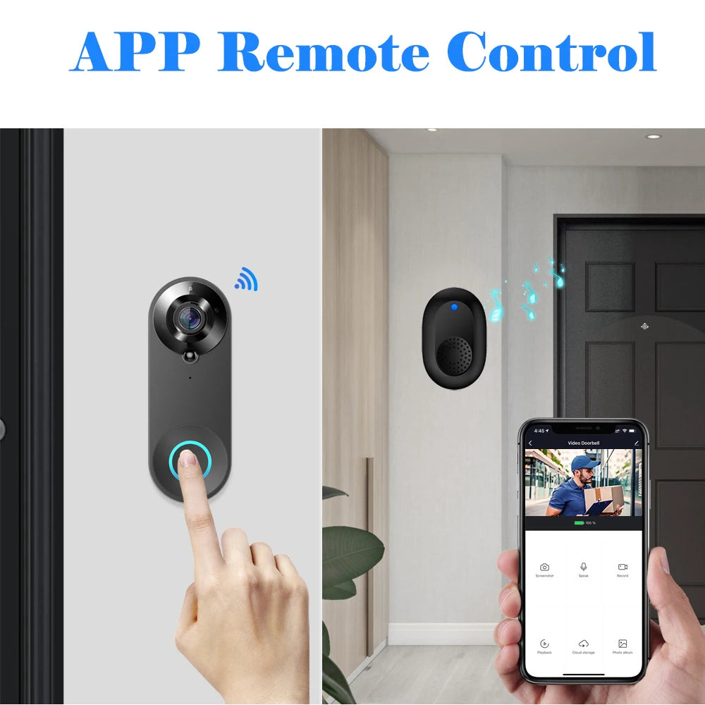 1080P Wireless Video Doorbell Intercom