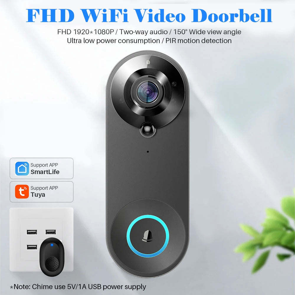 1080P Wireless Video Doorbell Intercom