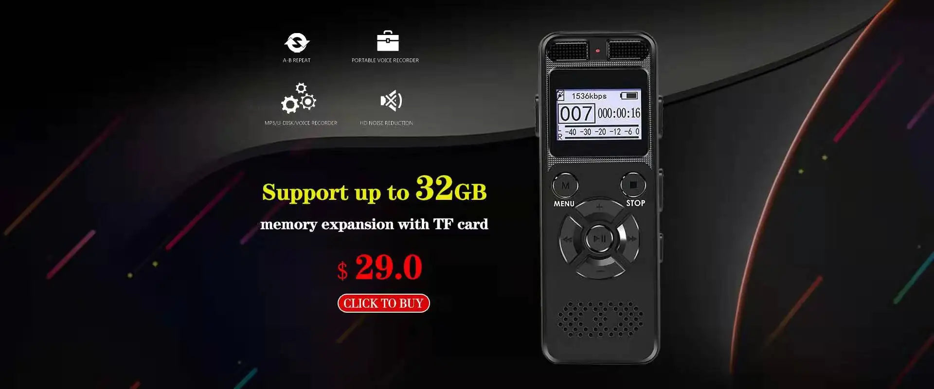 Digital Voice Recorder Mini Spy USB