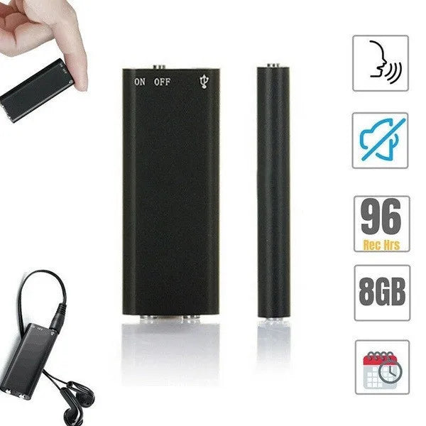 8GB Professional Mini Digital Voice Recorder