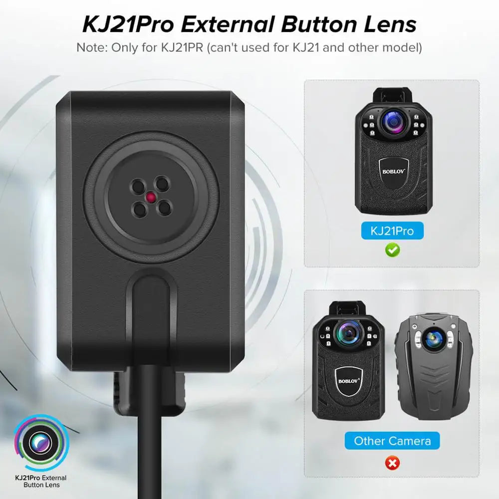 BOBLOV KJ21 PRO Button Camera Lens