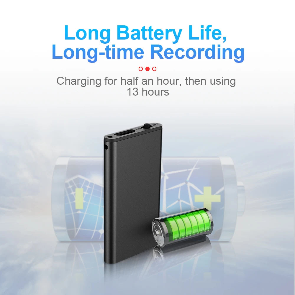 Ultra-Thin Mini Voice Recorder