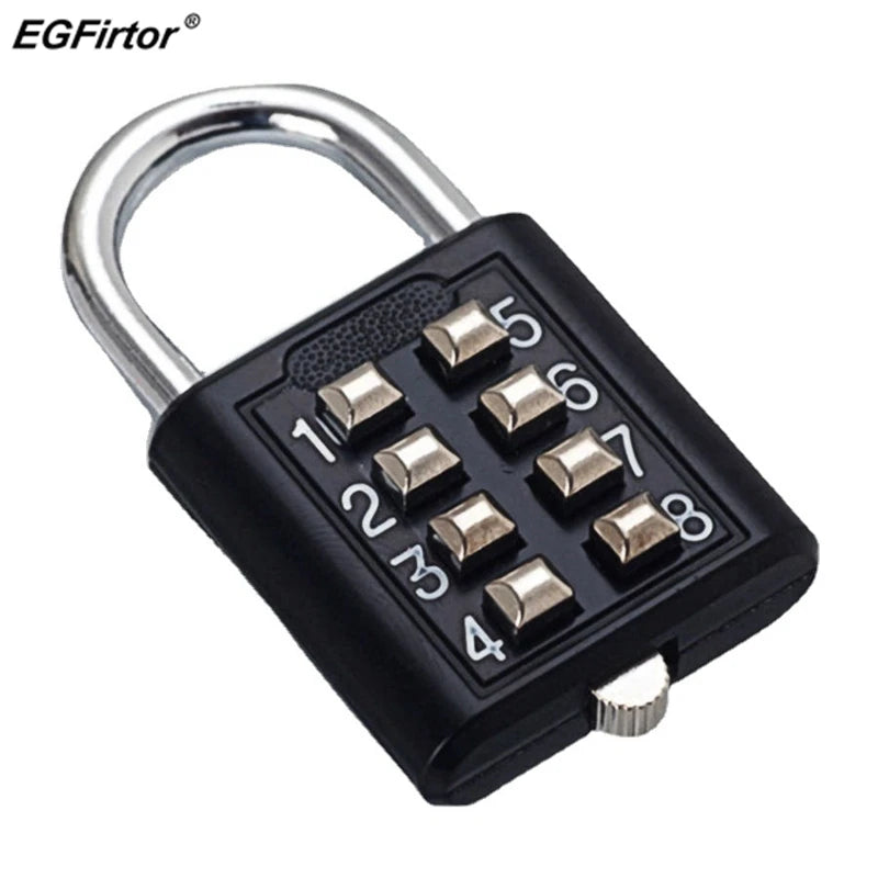 8-Digit Password Travel Padlock