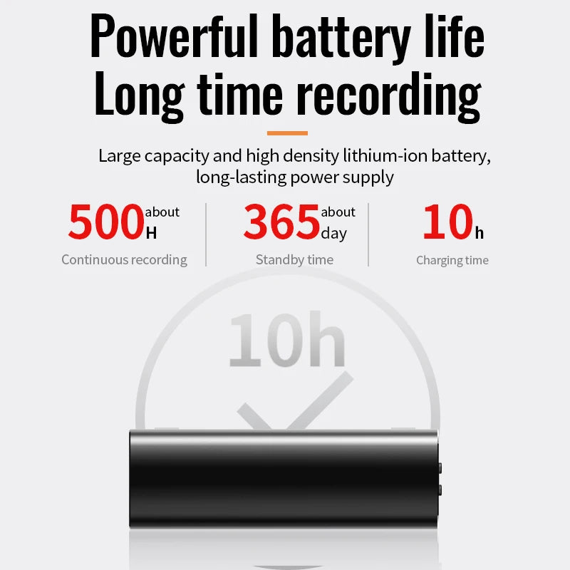 Hidden Voice Recorder 500 Hours