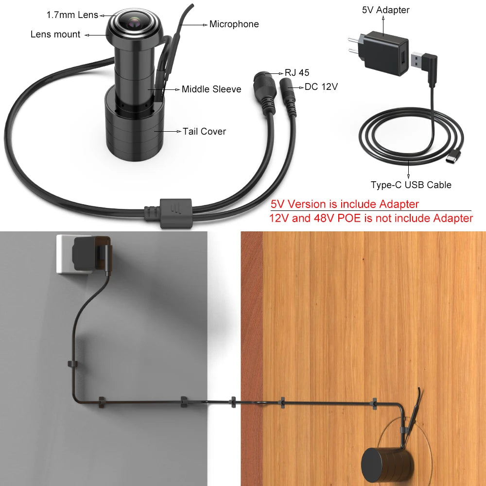 1080P HD Mini Peephole Camera