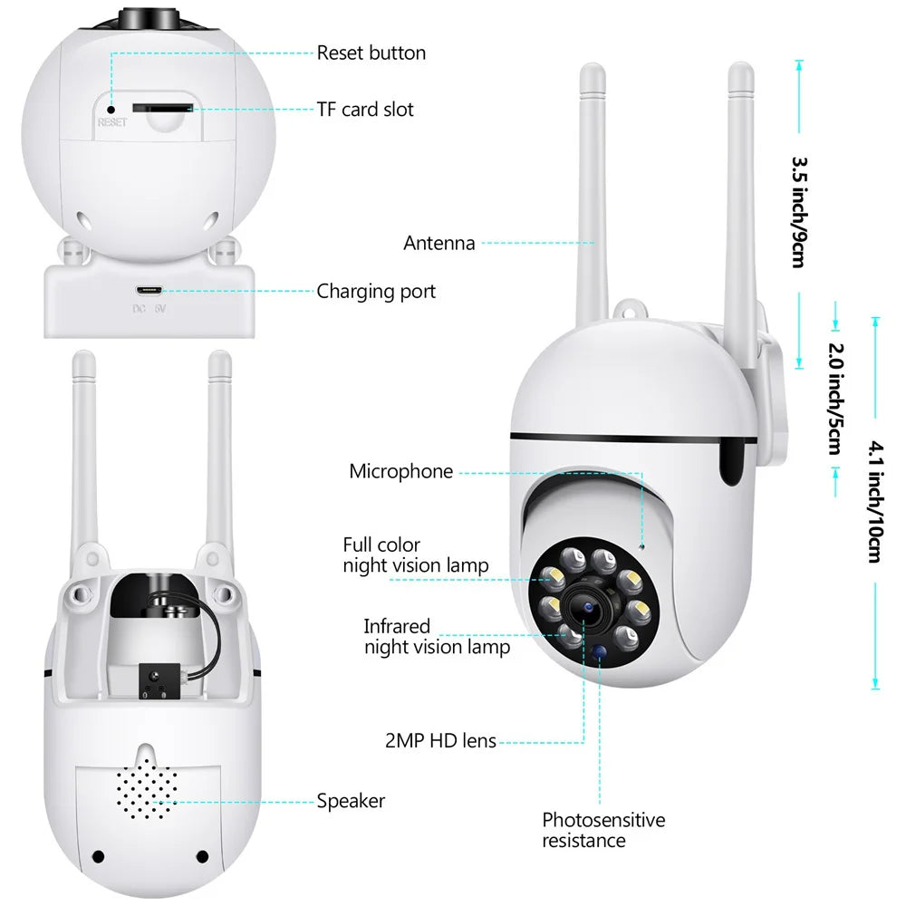 5MP 5G WiFi Surveillance Camera