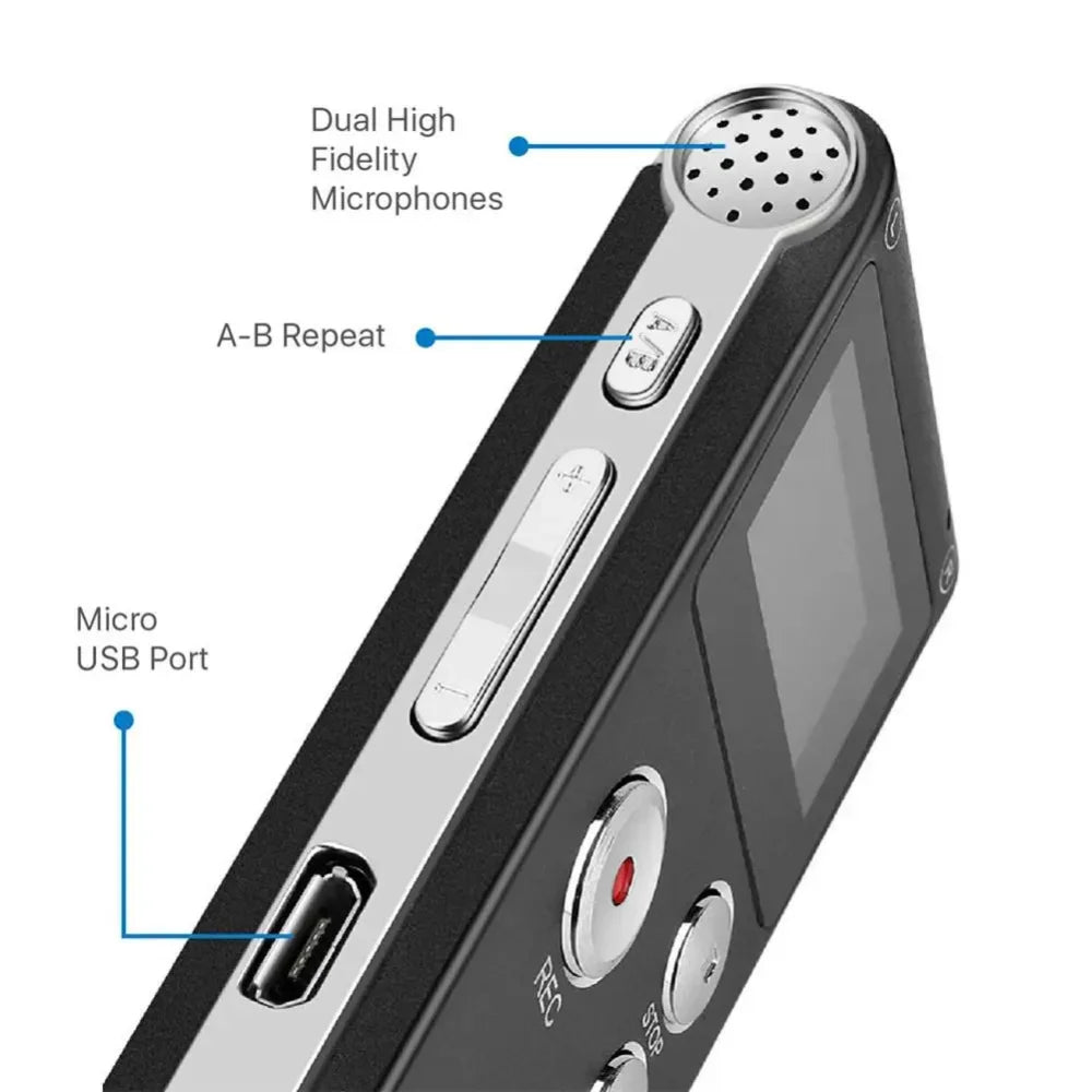 Mini Voice Recorder MP3 Player