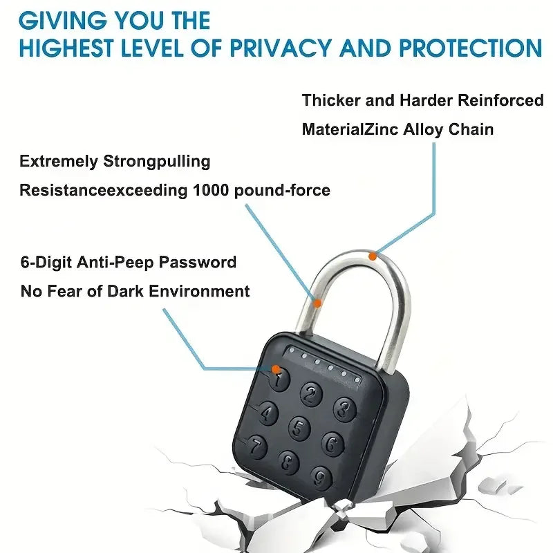 Secure Digital Combo Padlock