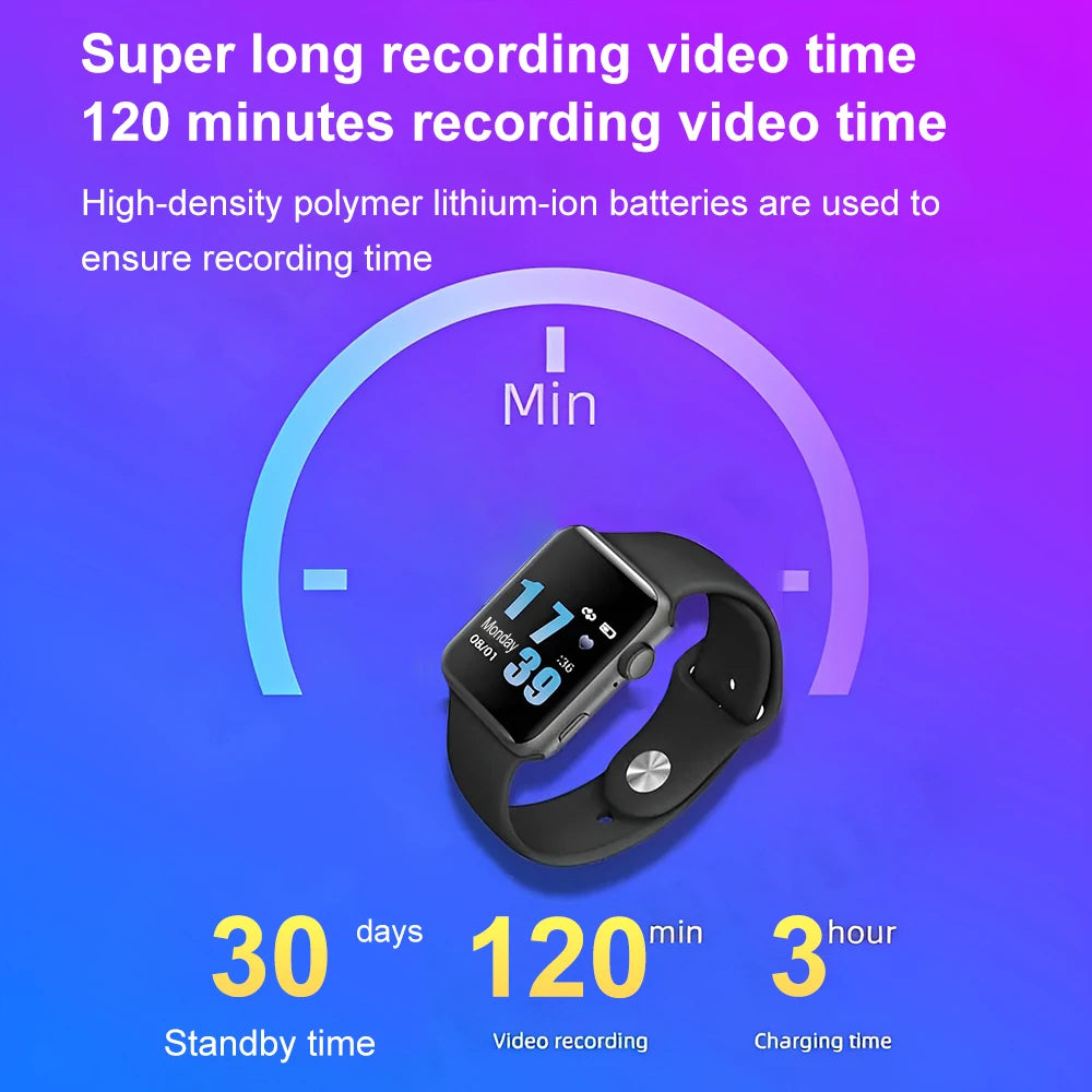 1080P HD Mini Camera Smart Watch