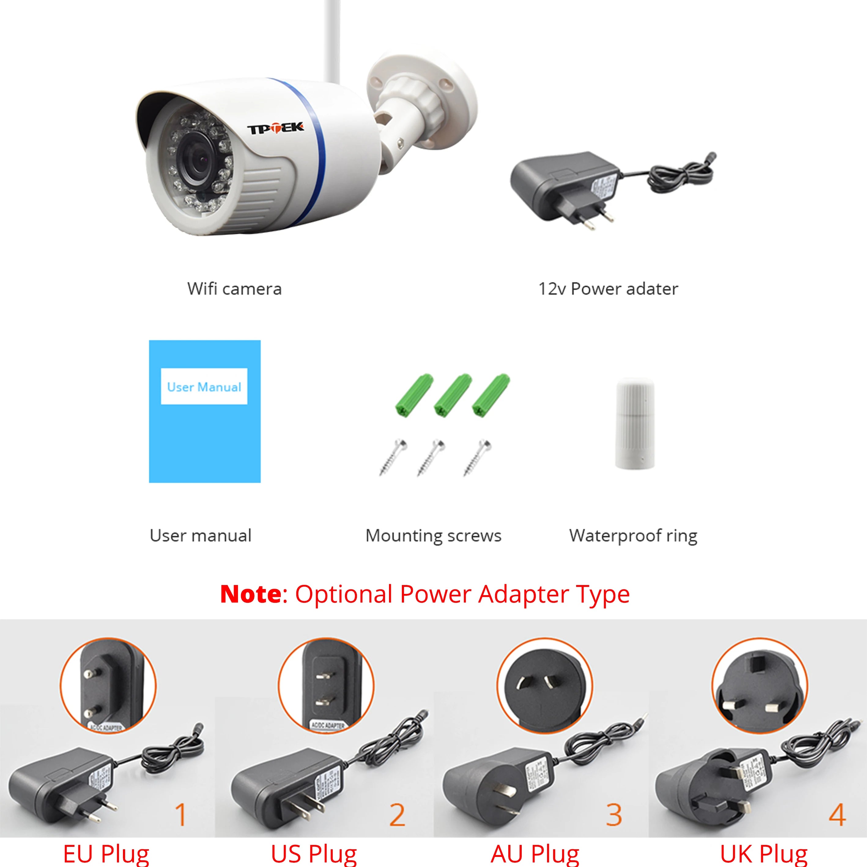 1080P Wifi Outdoor Security HD Camera