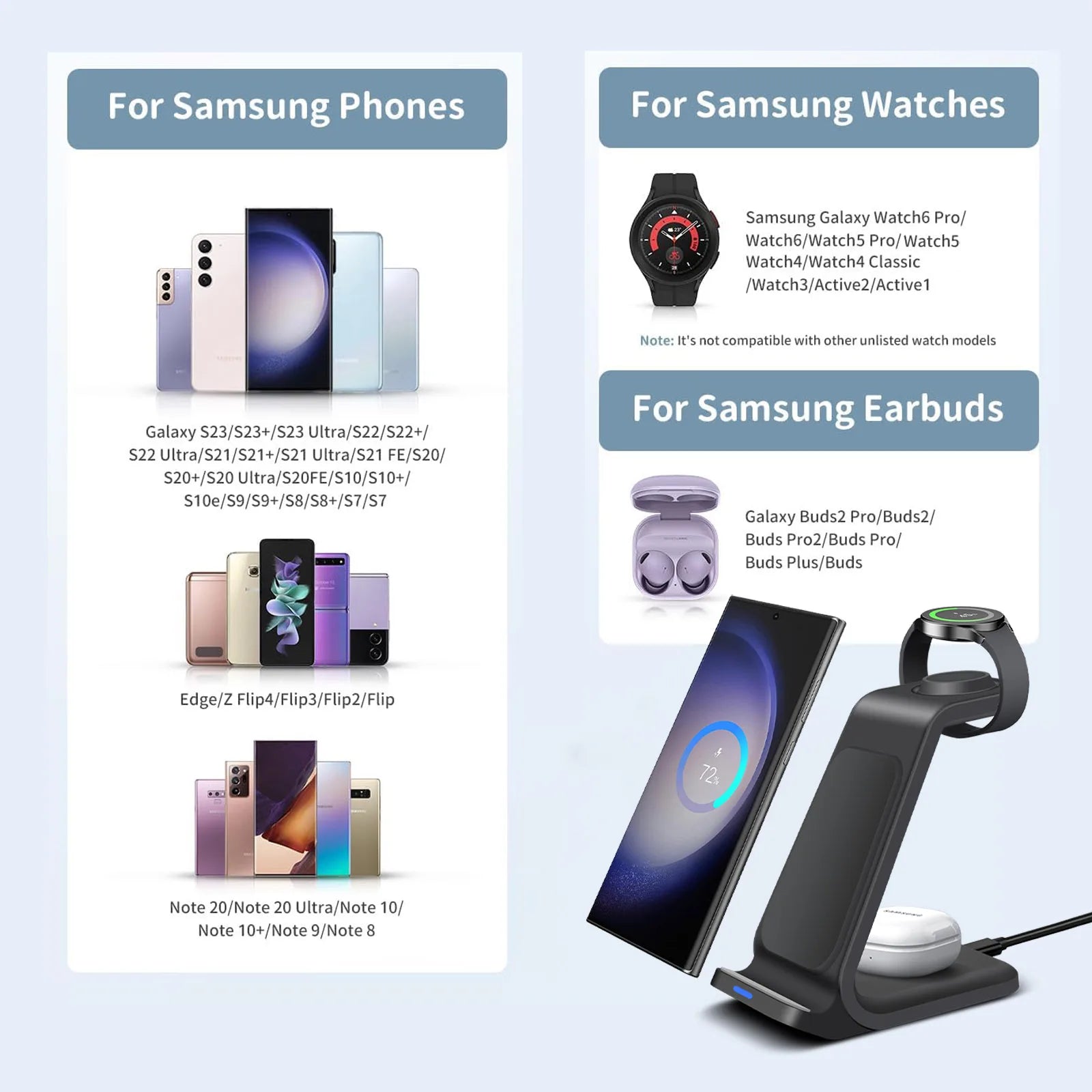 3-in-1 Samsung Wireless Charger