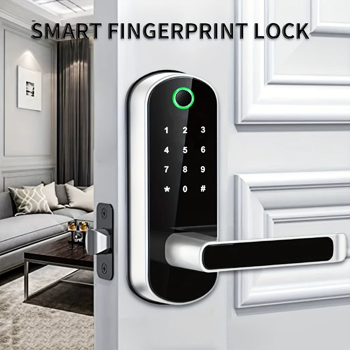 Smart Fingerprint Door Lock App Remote Control