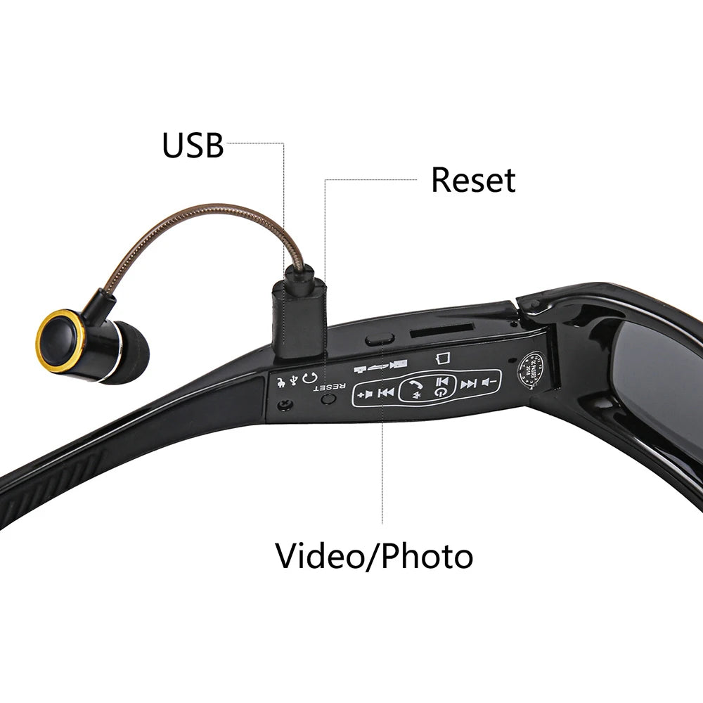 Spy Glasses w/ Video and Audio Recording