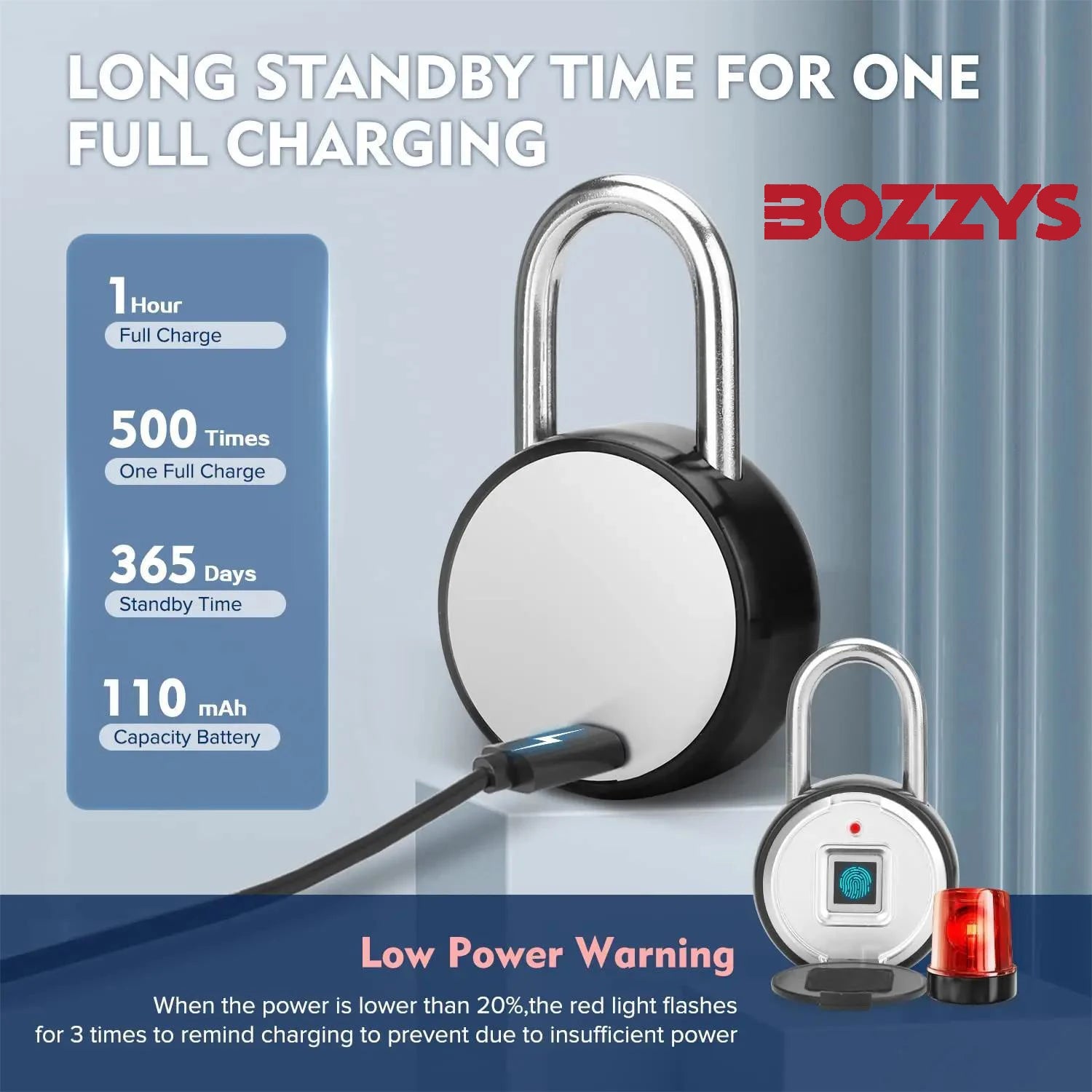 BOZZYS Tuya Fingerprint Lock