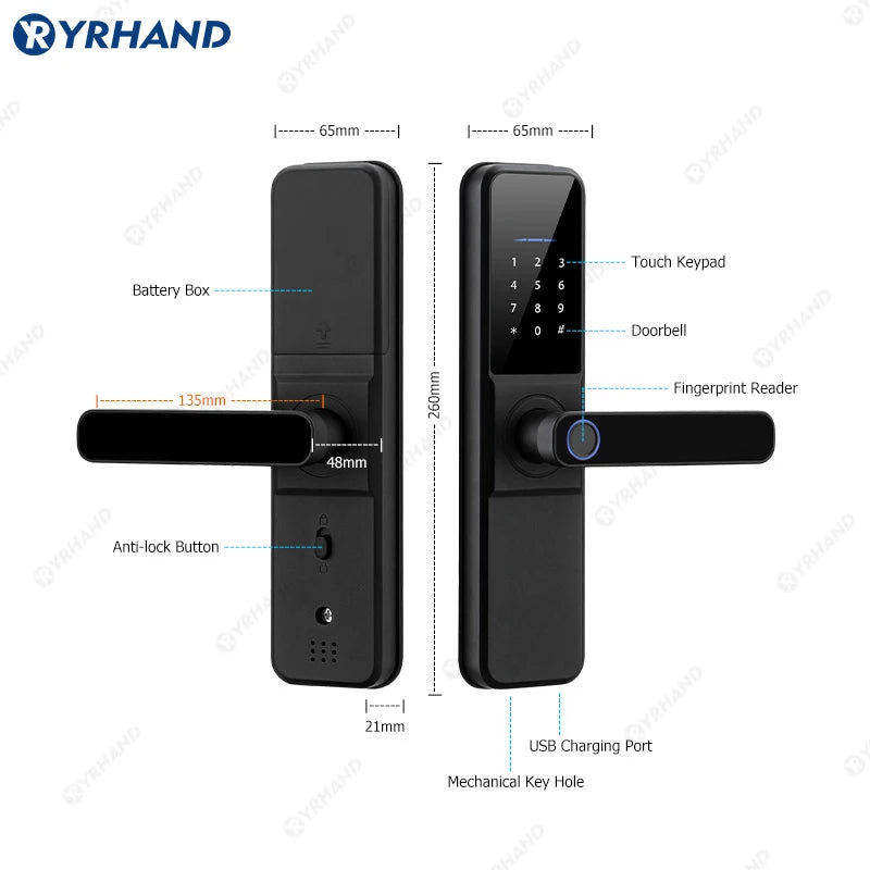 YRHAND Smart Door Lock