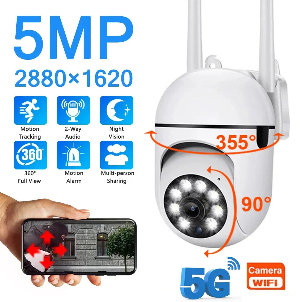 5MP 5G WiFi Surveillance Camera