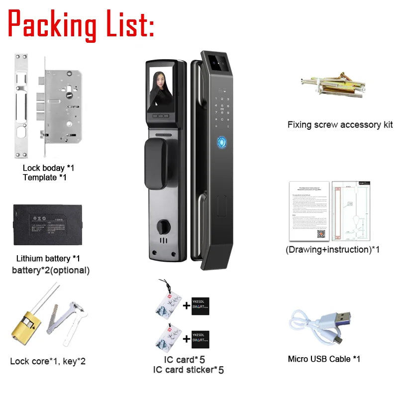 3D Face Recognition Digital Door Lock