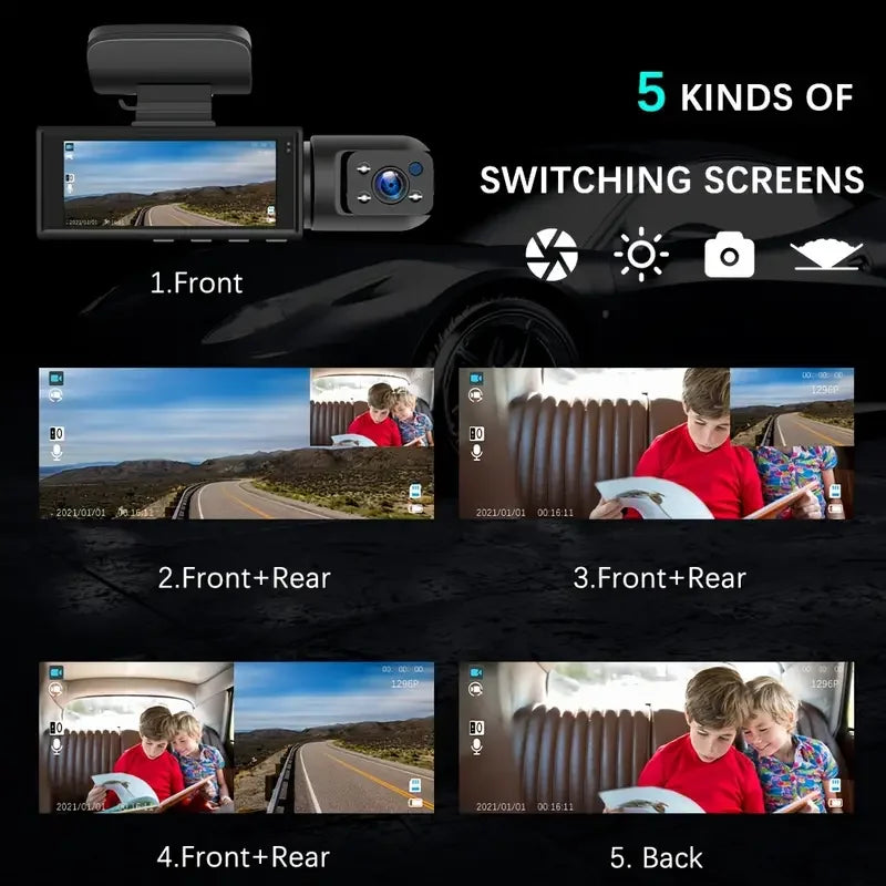 1080P Dual Camera Dash Cam