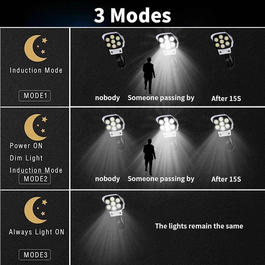 Solar LED Simulation Security Light