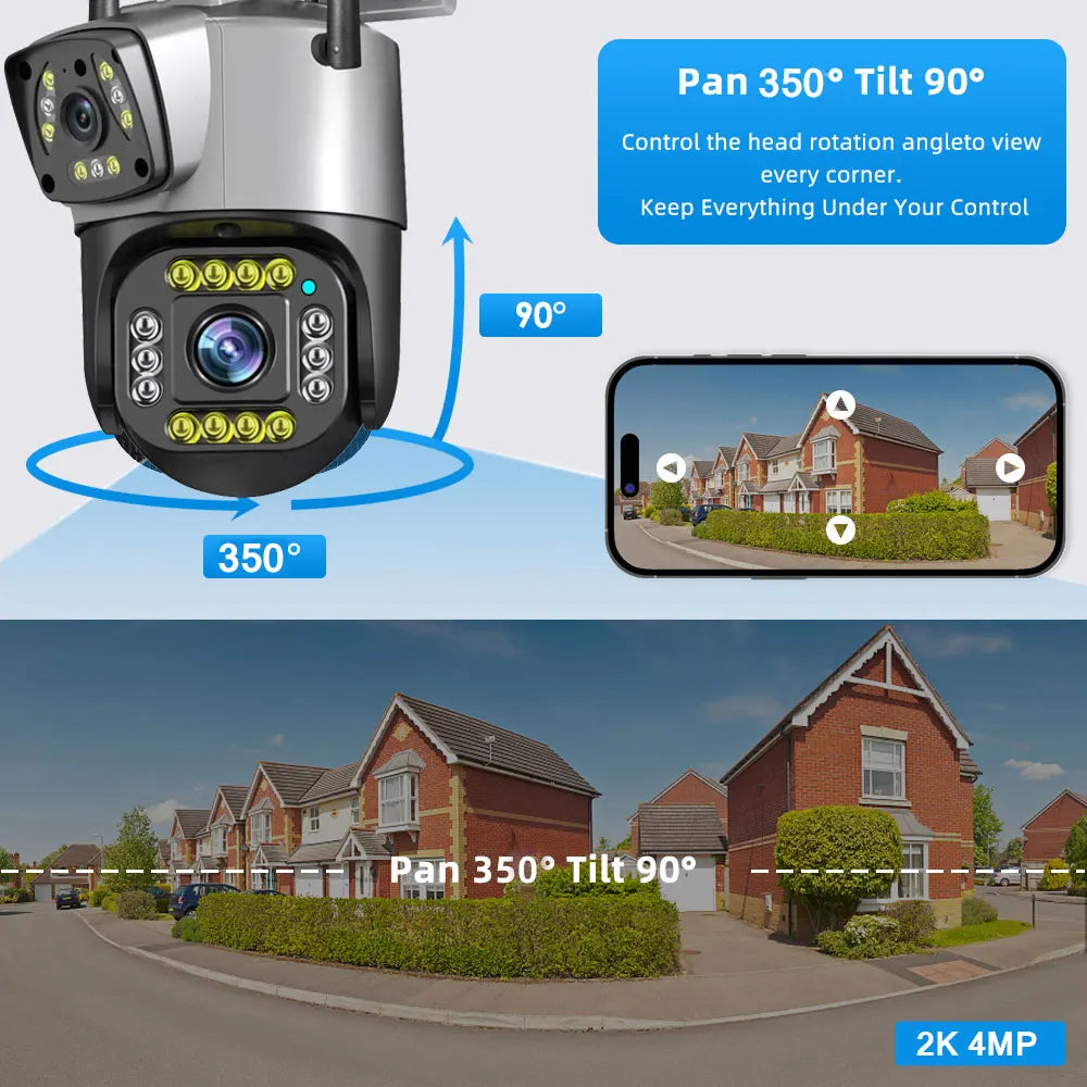 iCamSee 4K IP Home Security Camera