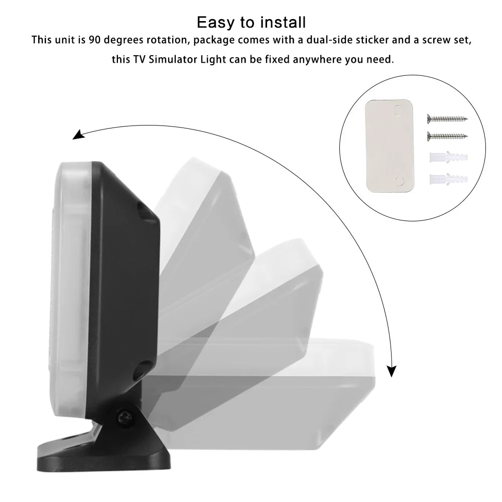 LED Fake TV Simulator Light 2W Low Power