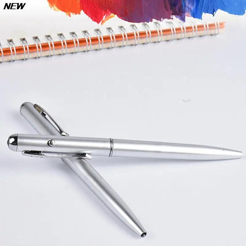 Creative LED UV Light Ballpoint Invisible Ink Pen