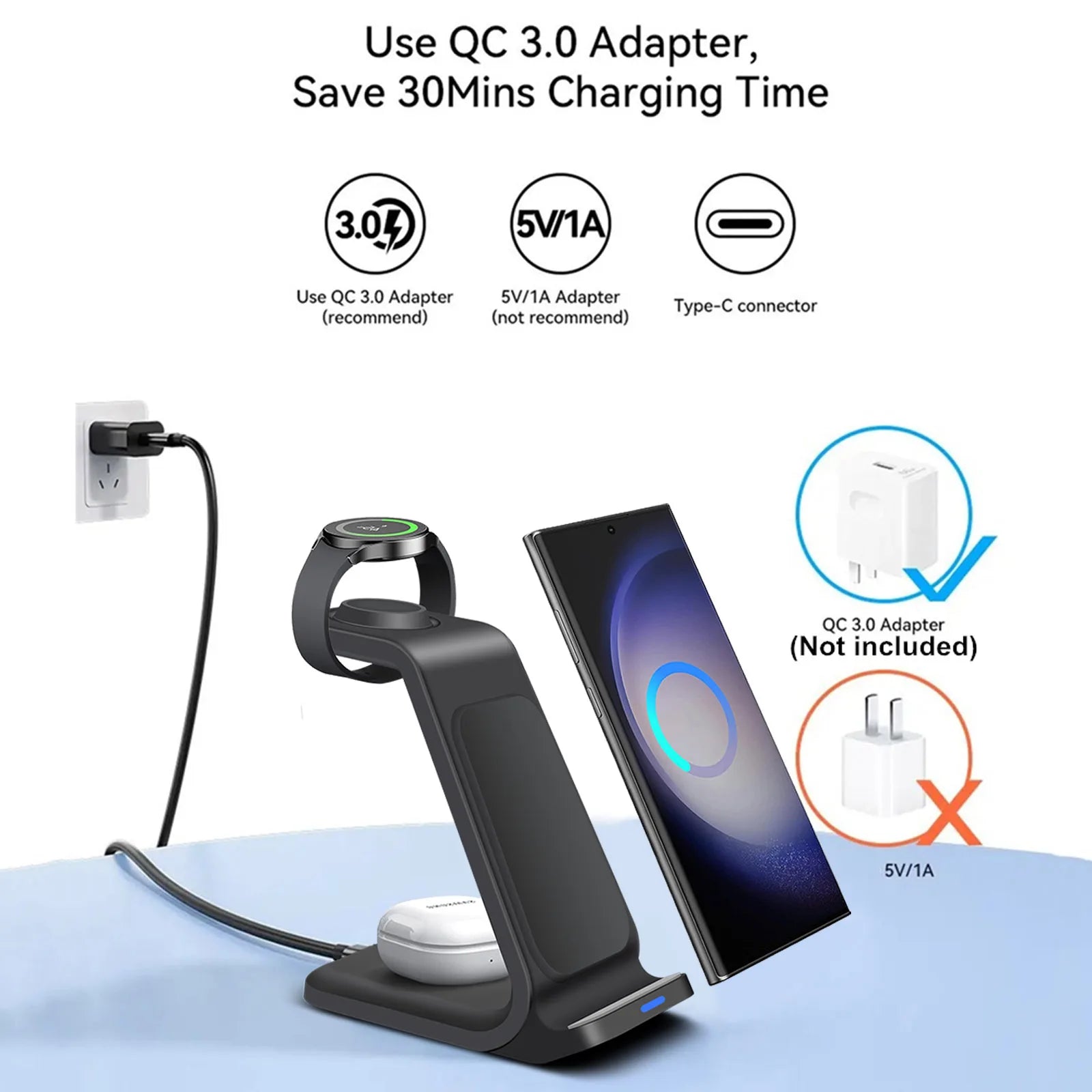 3-in-1 Samsung Wireless Charger