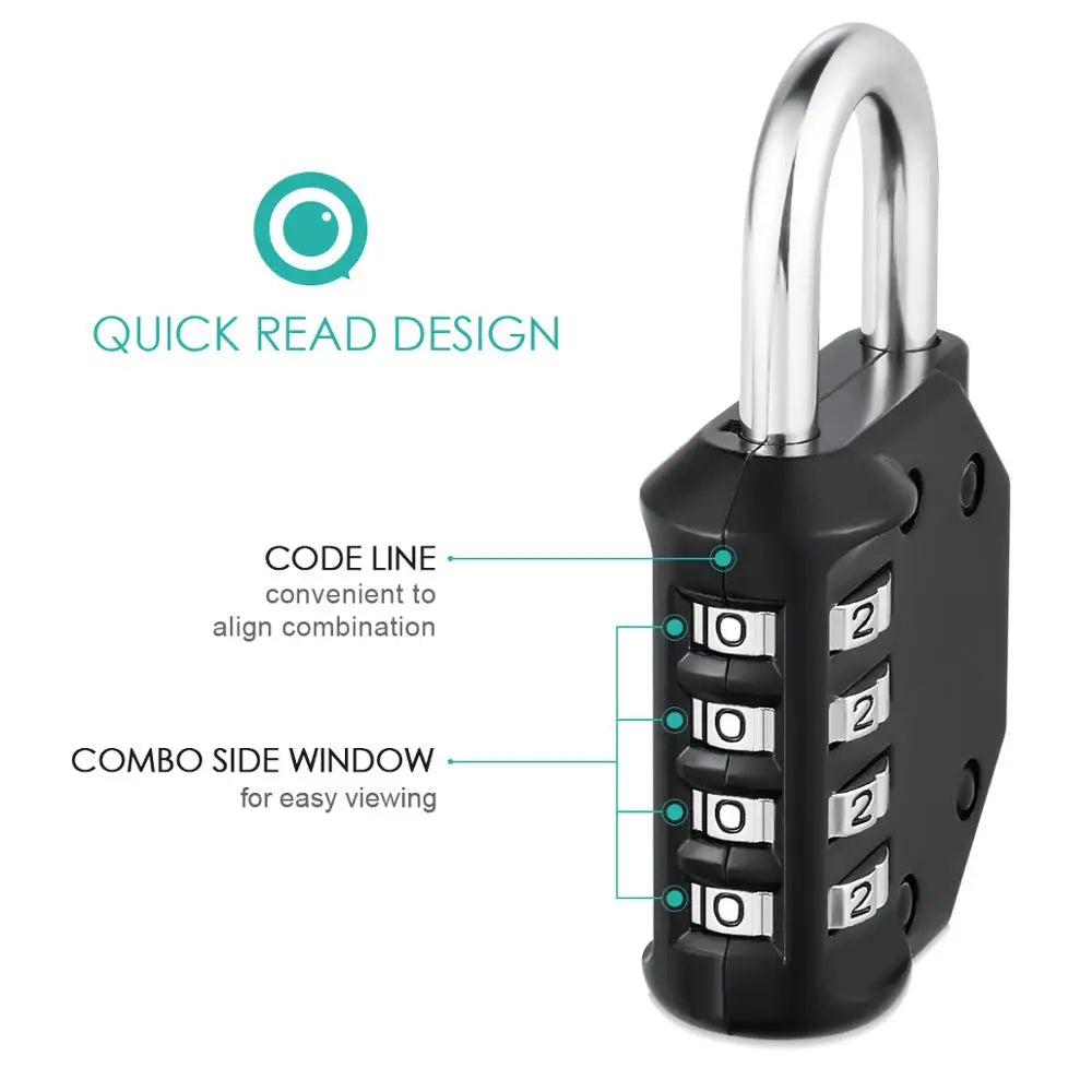 ORIA Combination Padlock 2PCS