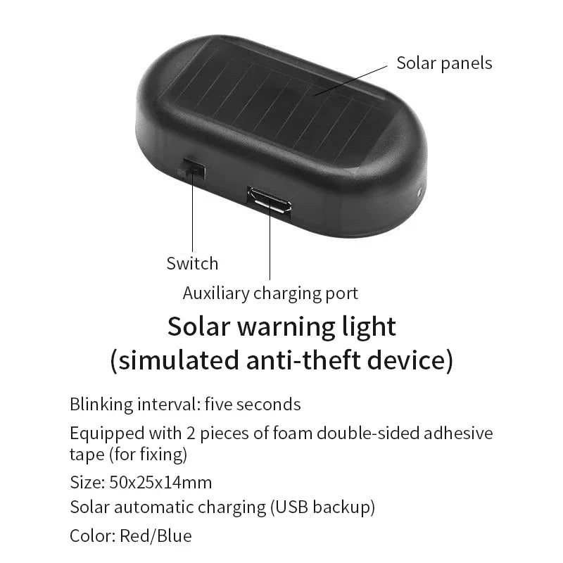 Solar Fake Security Light Dummy Alarm