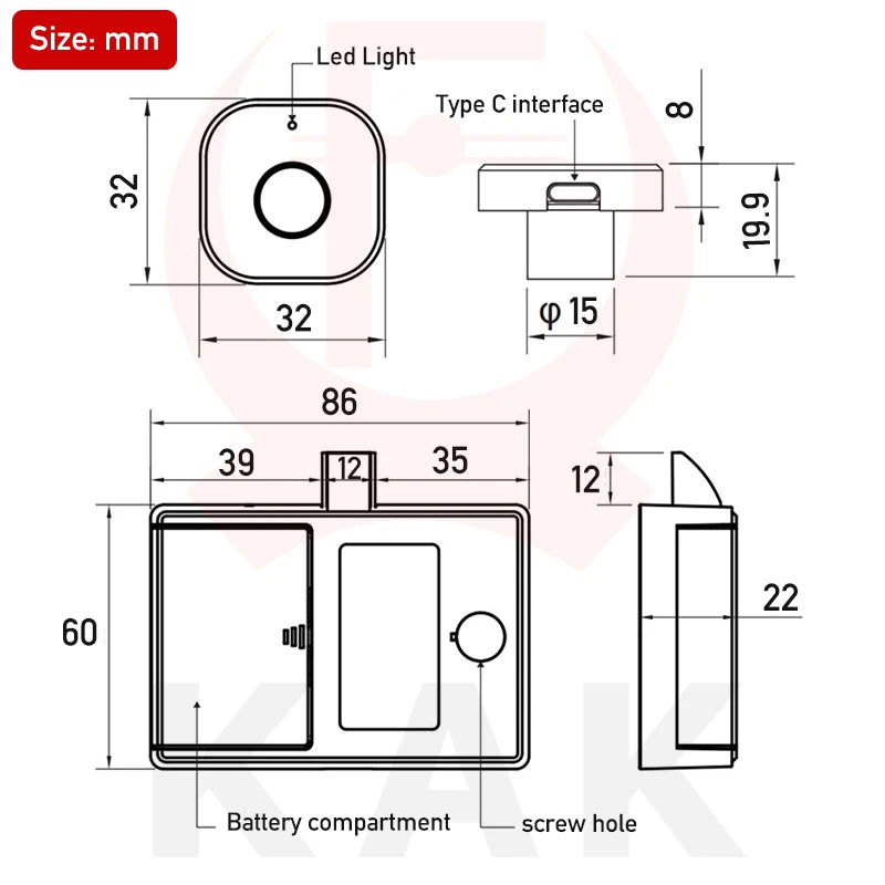 Smart Biometric Cabinet Lock