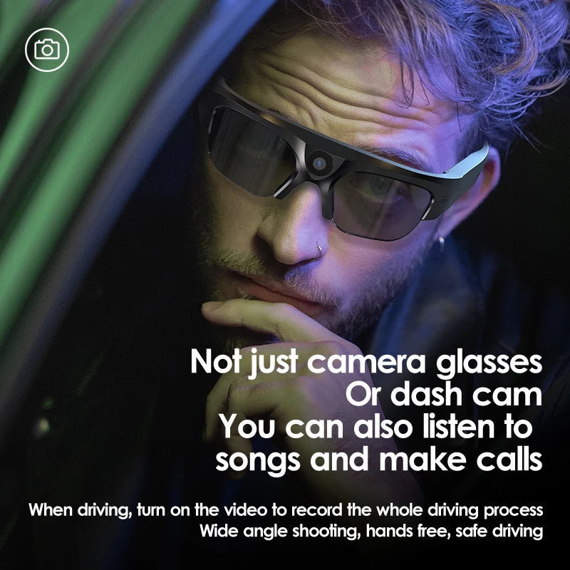 Spy Glasses Camera & Bluetooth Call Recording