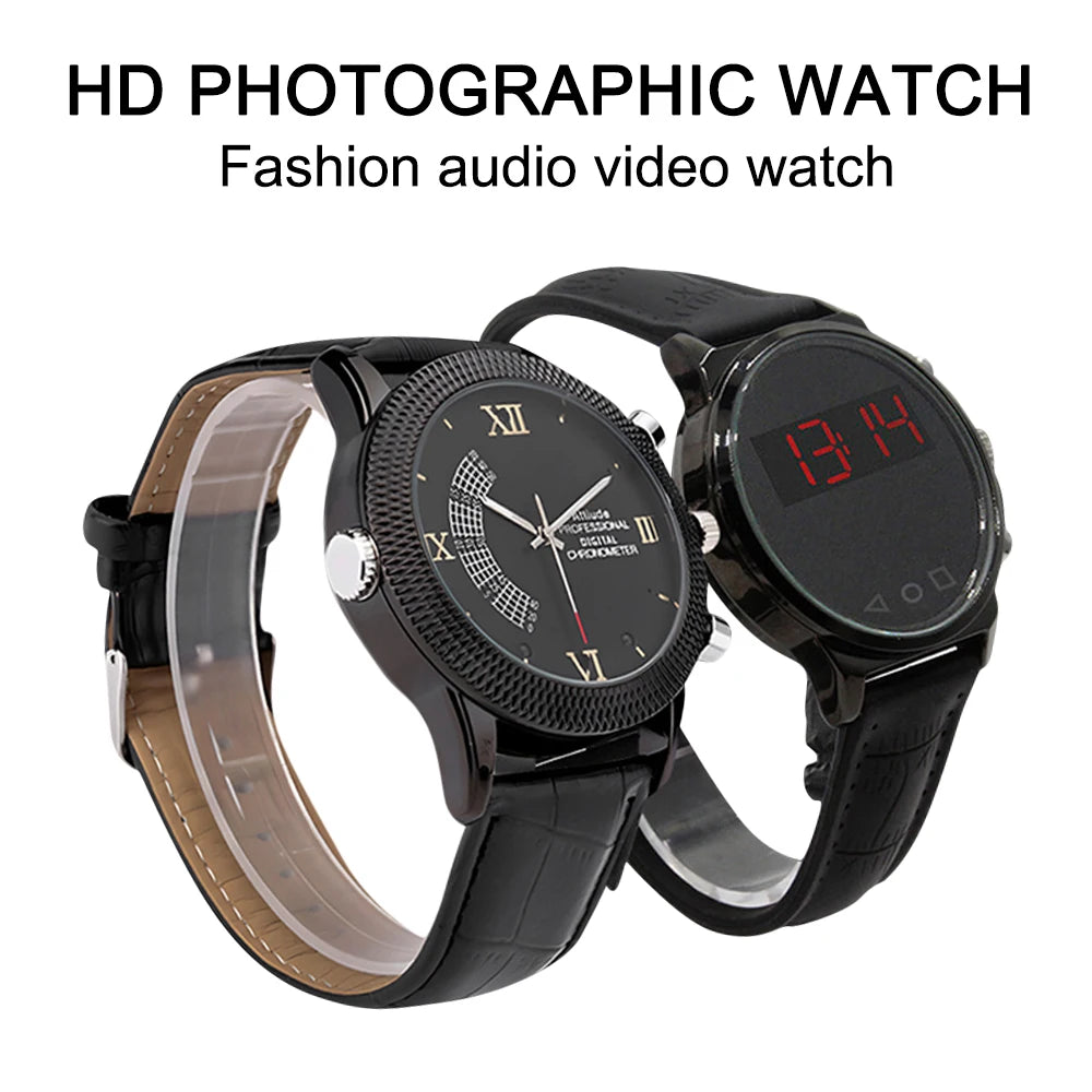 1080P HD Night Vision Camera Watch