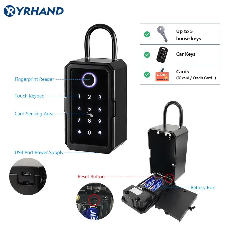 YRHAND TTlock Smart Lock Box