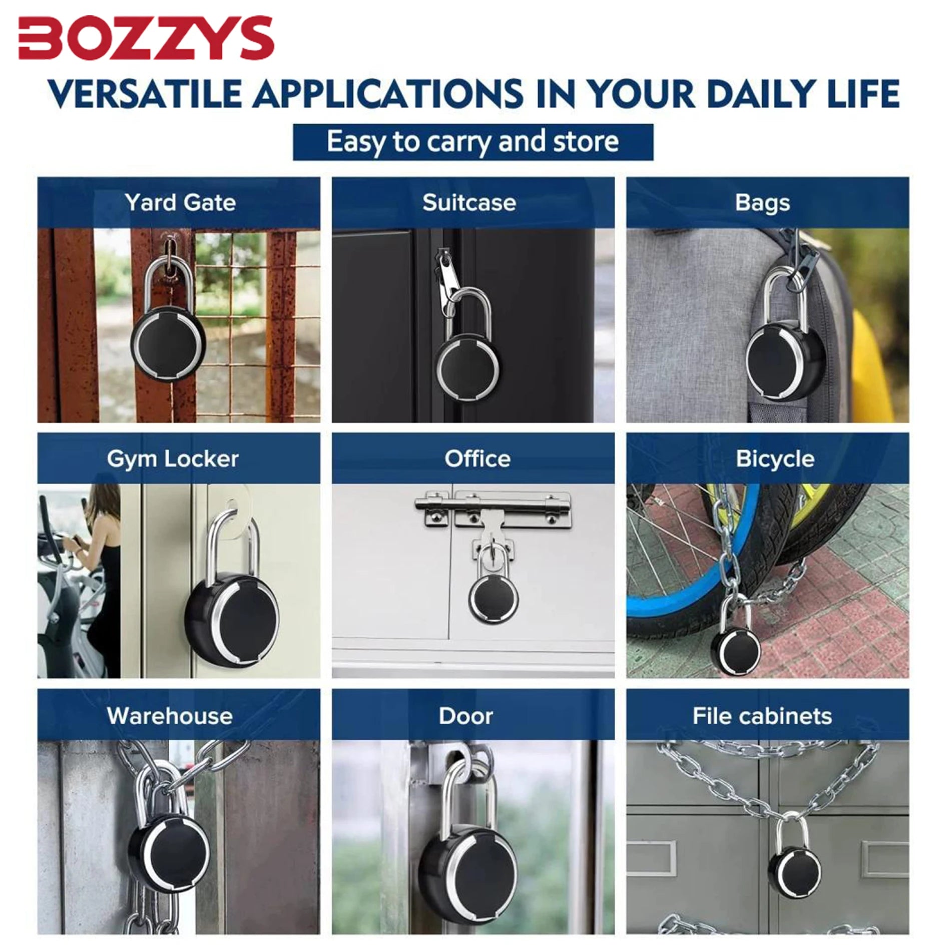 BOZZYS Tuya Fingerprint Lock